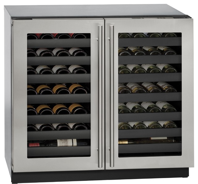 36" Modular Double Door Wine Captain Contemporary Beer And Wine