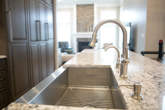 Rustic Transitional Kitchen in Yorktown transitional-kitchen