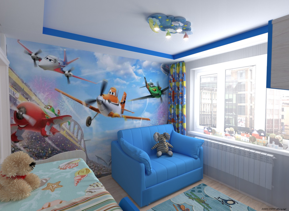 Детская и кабинет (перепланировка гостиной)