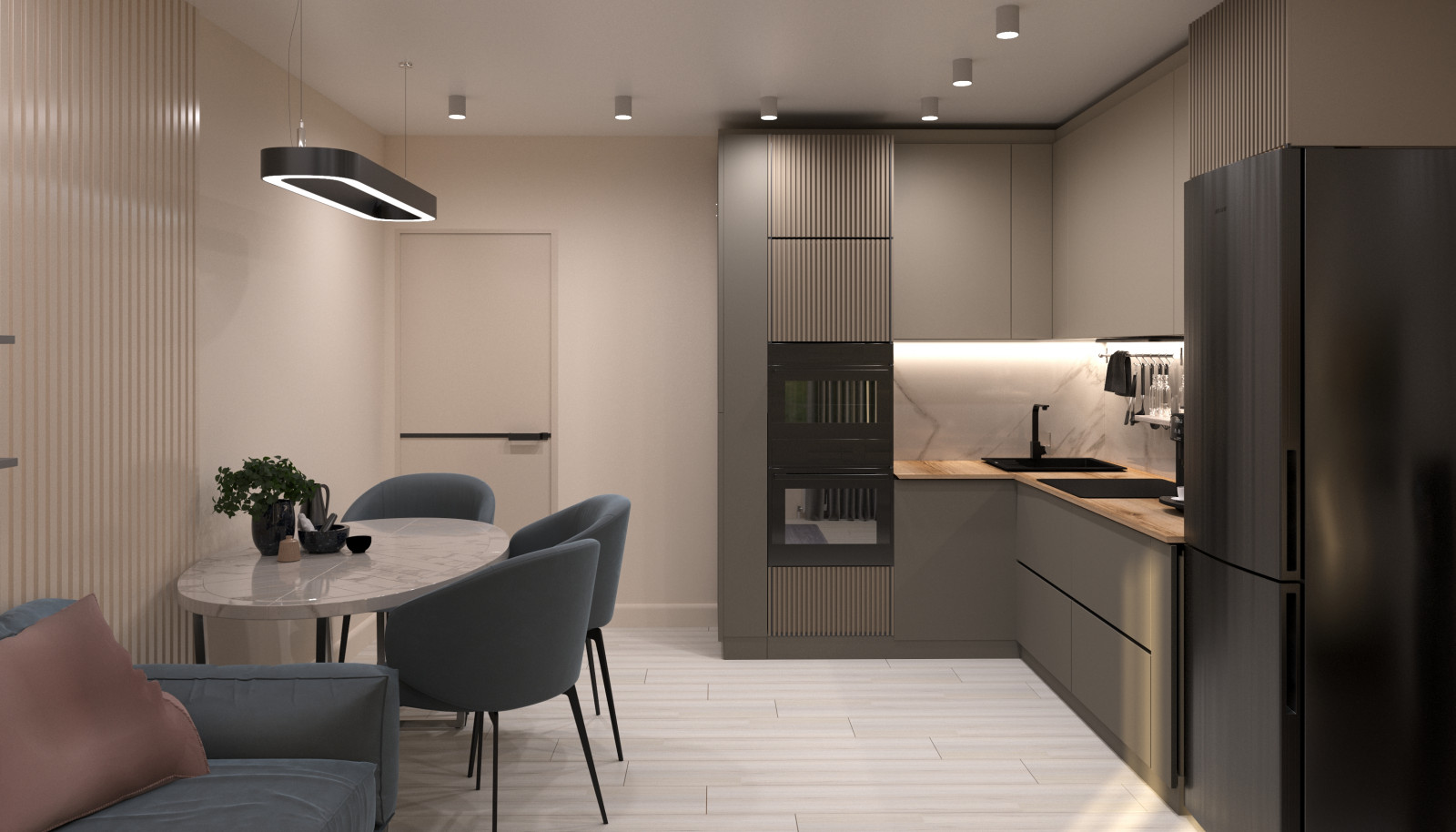 Квартира для семьи из трех человек