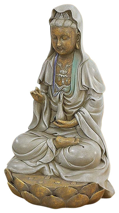 Goddess Guan Yin Statue - Asian - Decorative Objects And Figurines - by ...