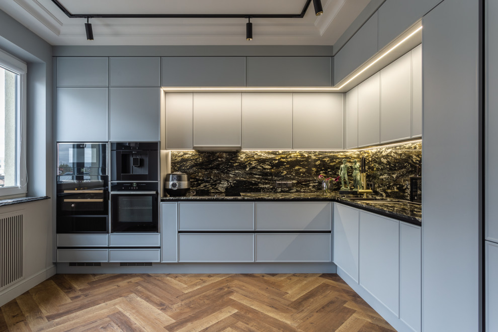 Двухуровневая современная квартира