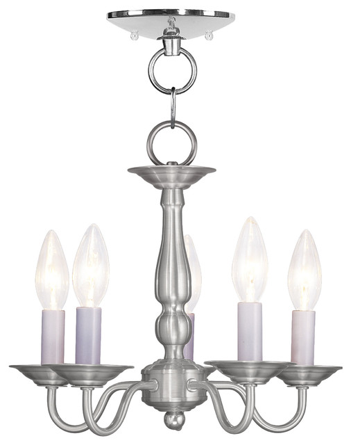 5Light Chain Hang/Ceiling Mount Traditional Chandeliers by House