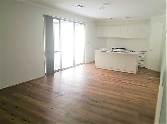 Before: New build kitchen / family room