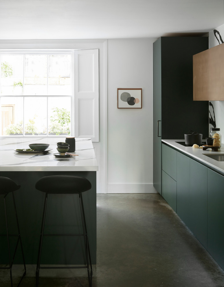Inspiration for a modern kitchen in London.