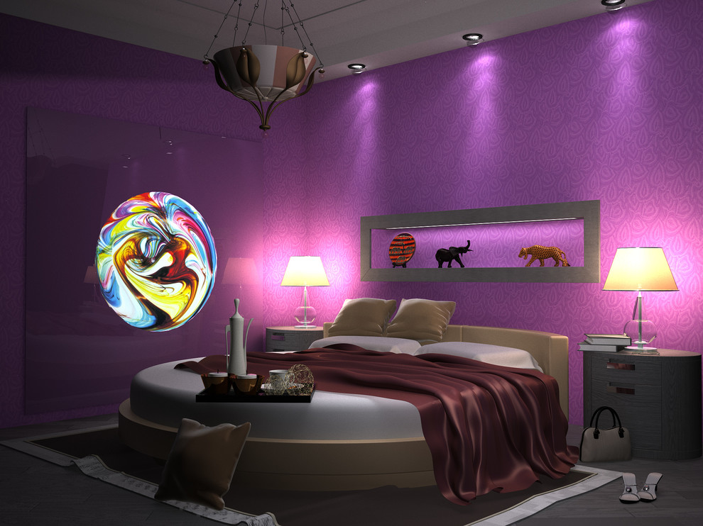 Спальня в квартире молодой женщины