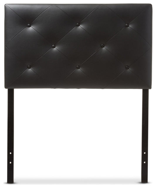 Baltimore Faux Leather Upholstered Twin Headboard Transitional