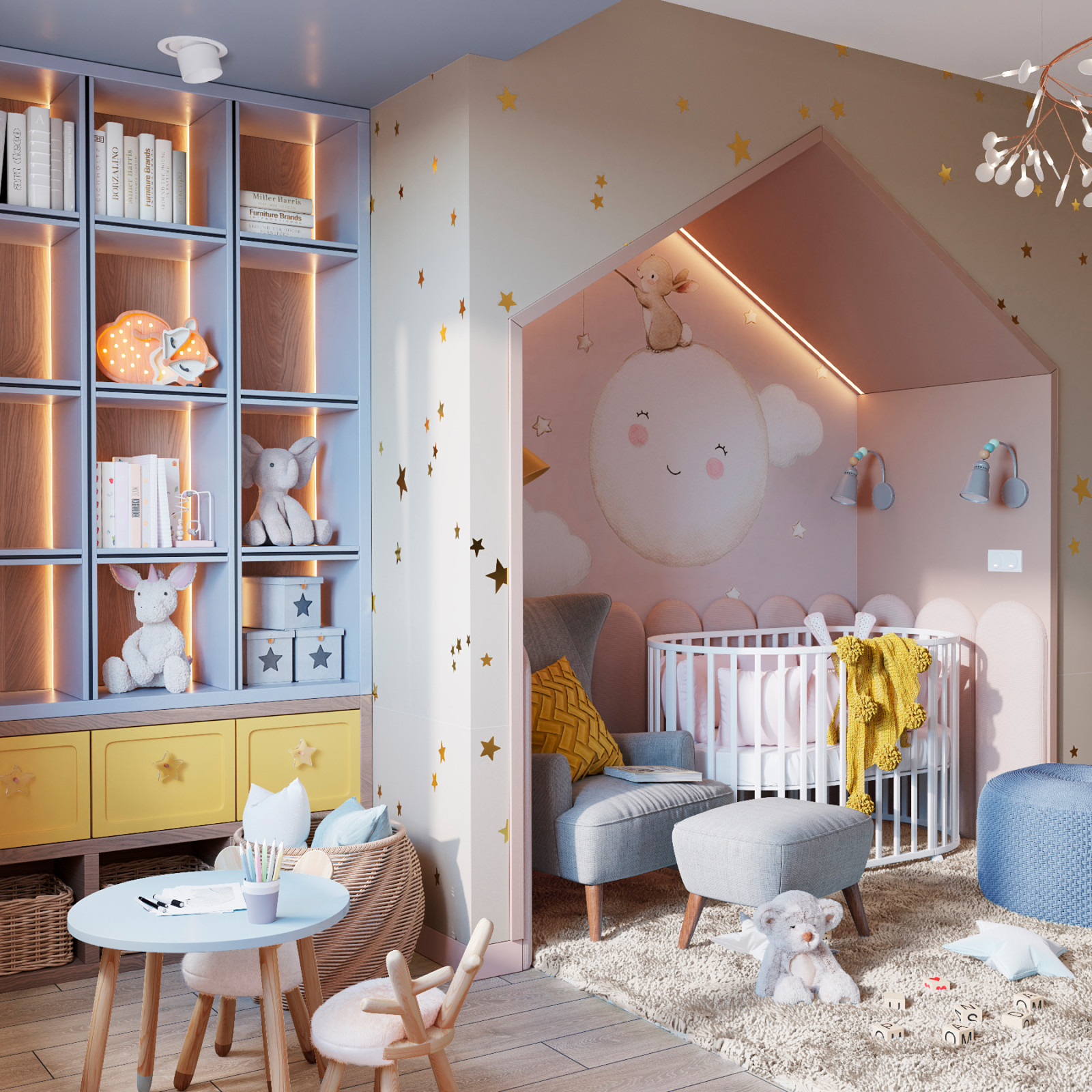 Детская комната в ЖК Ньютон