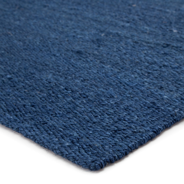 Jaipur Living Bellport Solid Blue Rug Beach Style Area Rugs