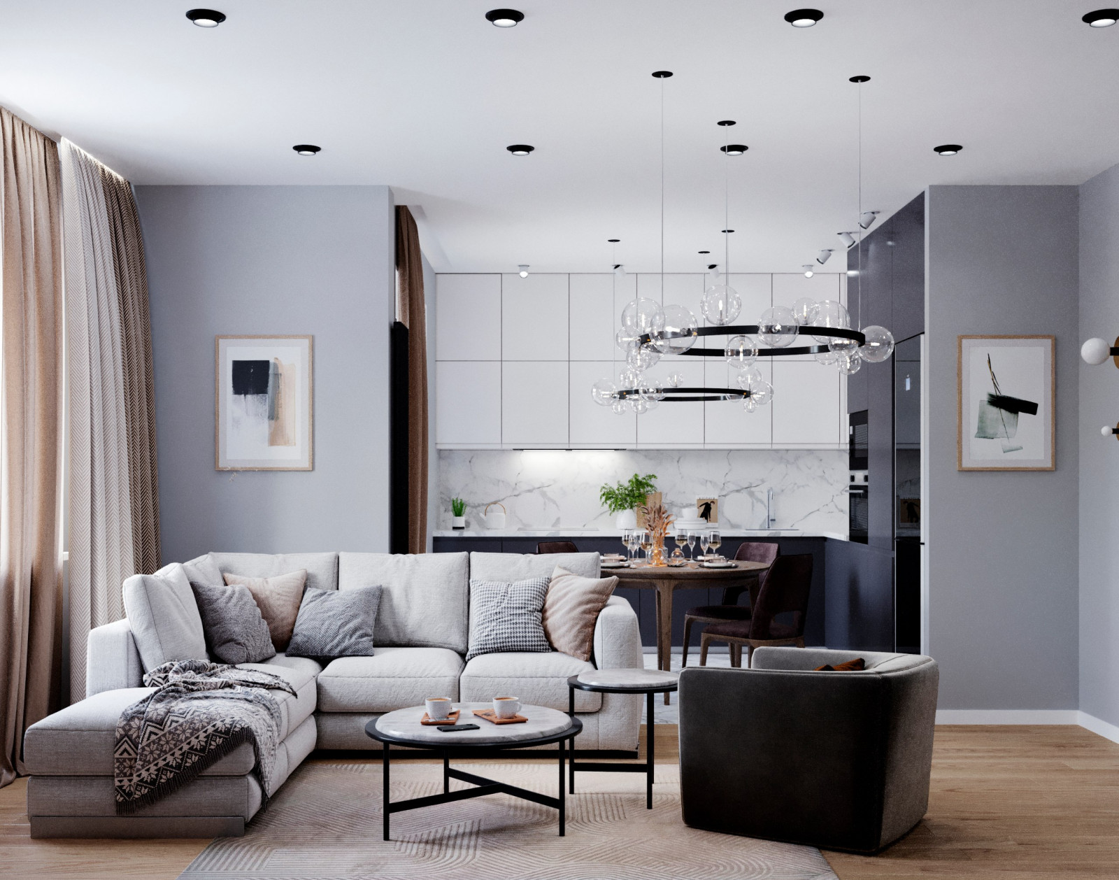 Western residence. Часть #1 Визуализации