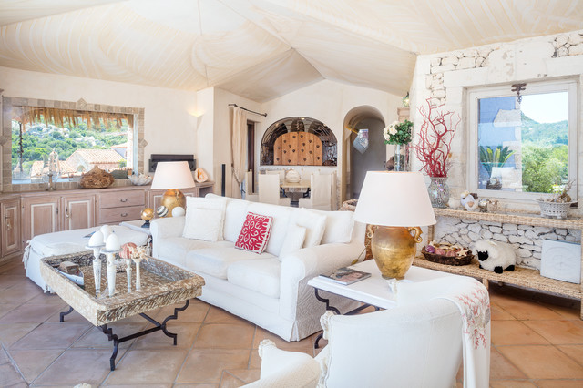 Zona salotto mediterranean-living-room