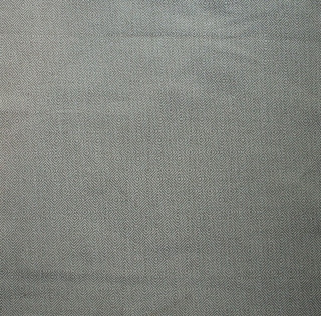 15" Full Bedskirt Tailored Hanover Geometric Check Linen Beige
