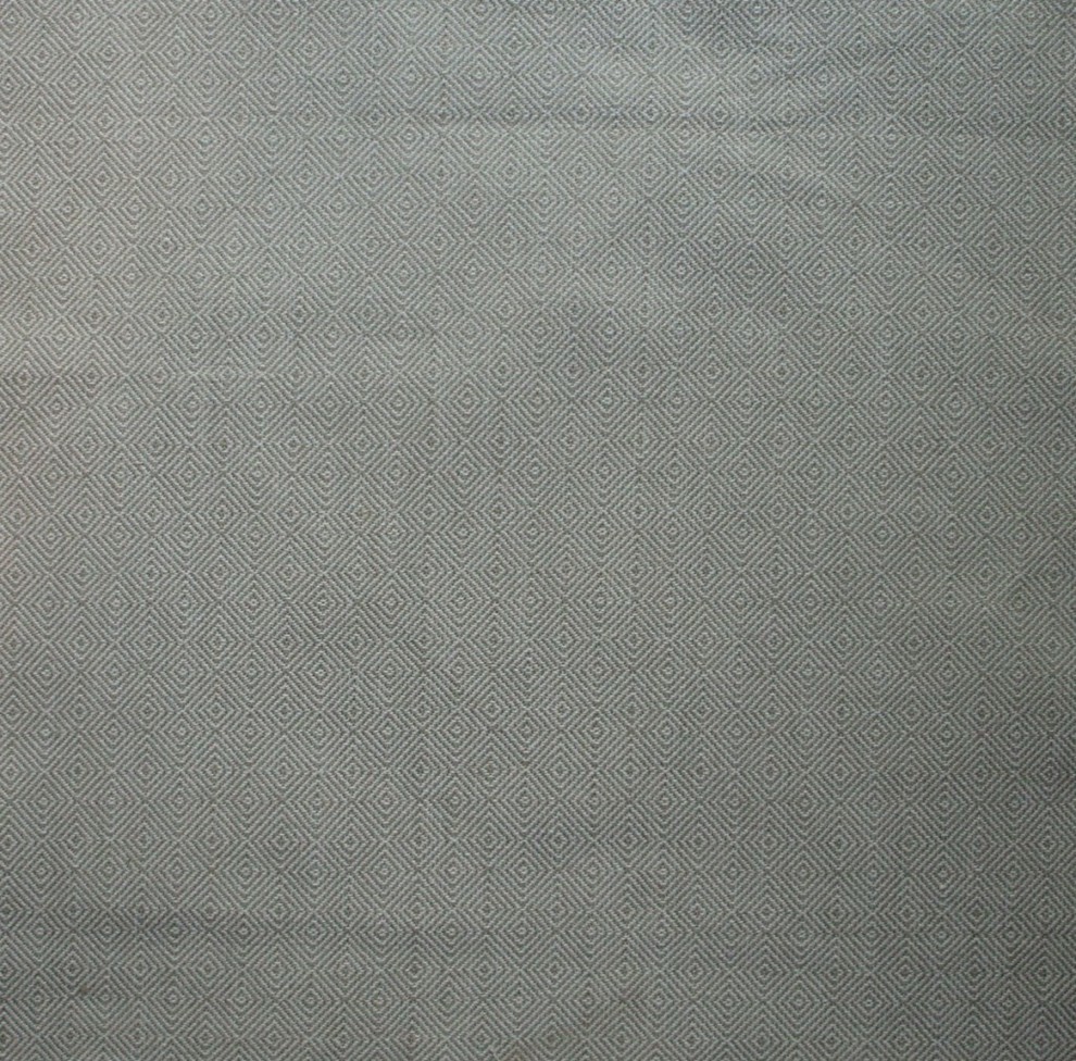 15" Full Bedskirt Tailored Hanover Geometric Check Linen Beige