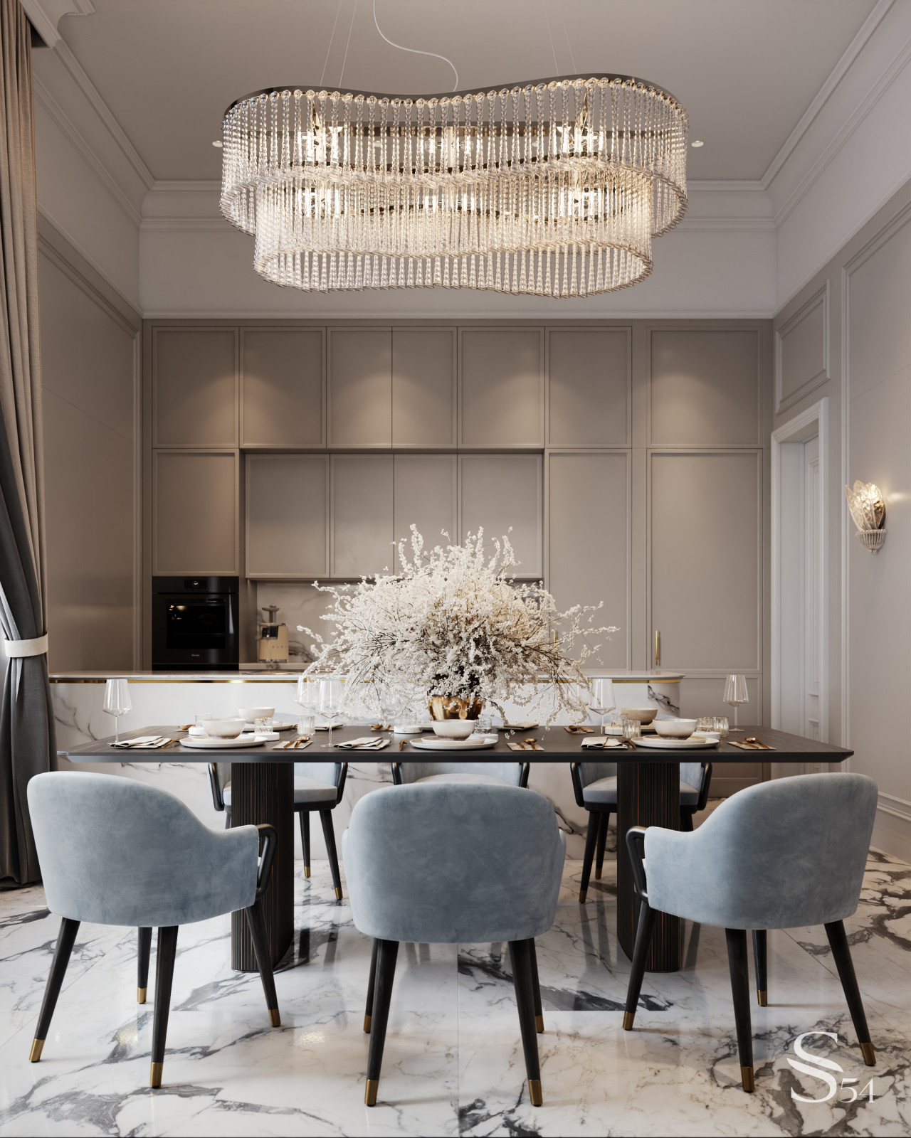 Званые вечера в столовой