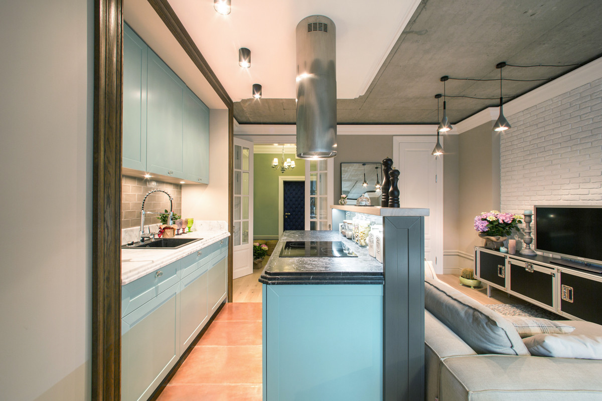 Peonies. Felt. Сoncrete.