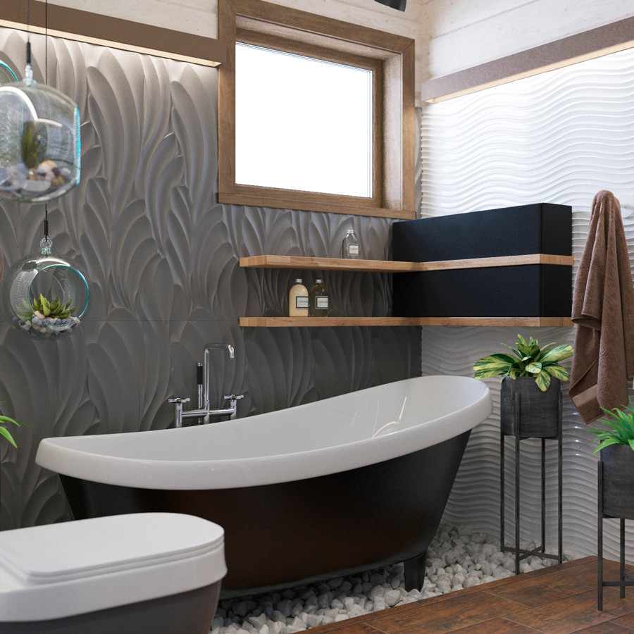 ПРОЕКТ ИНТЕРЬЕРА ДОМА НА ЧЕРНОЙ РЕЧКЕ во Владивостоке)