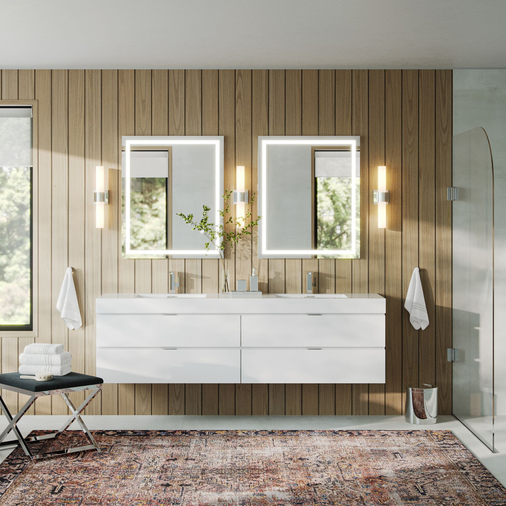 Boutique Bath Vanity, 80" - Contemporary - Bathroom Vanities And Sink ...