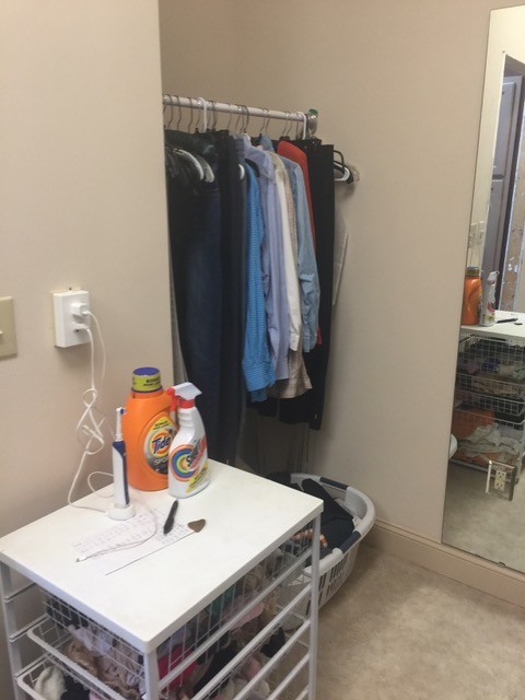 Walk-in Closet & Laundry area in Moore, SC