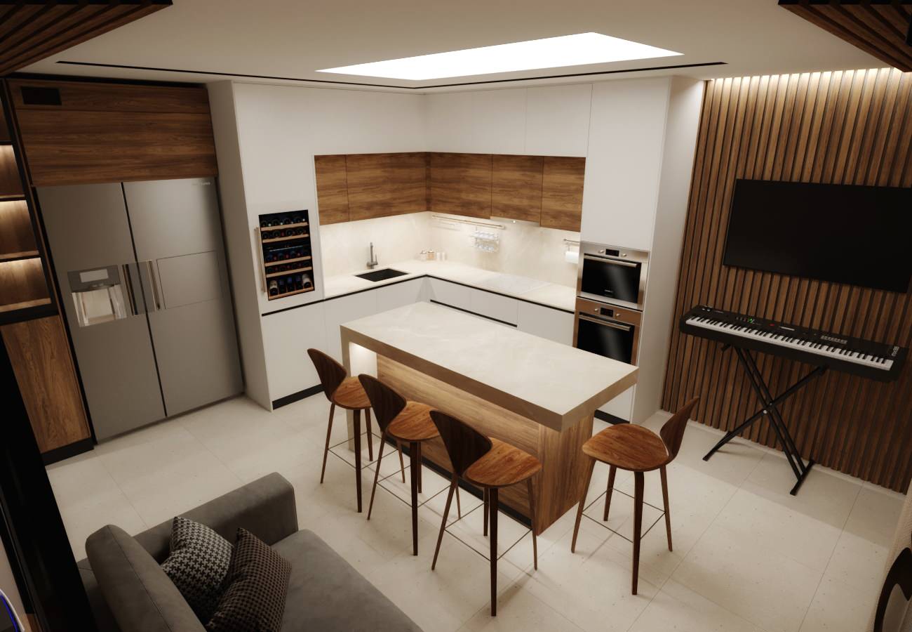 Проект квартиры  для молодой пары  стоматологов