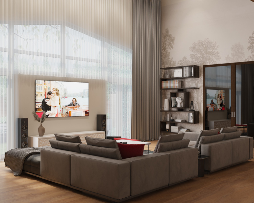 Элегантность гостиной в доме  Юрлово