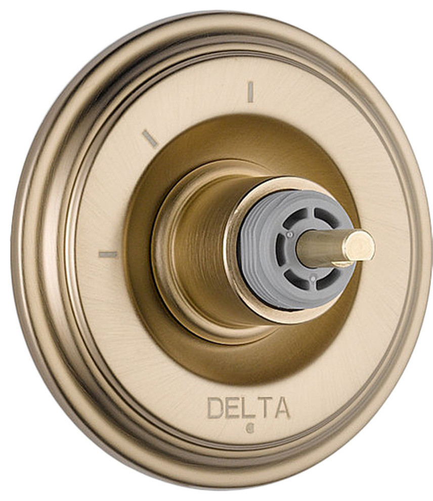 Delta Cassidy 3-Setting 2-Port Diverter Trim - Less Handle, Champagne Bronze