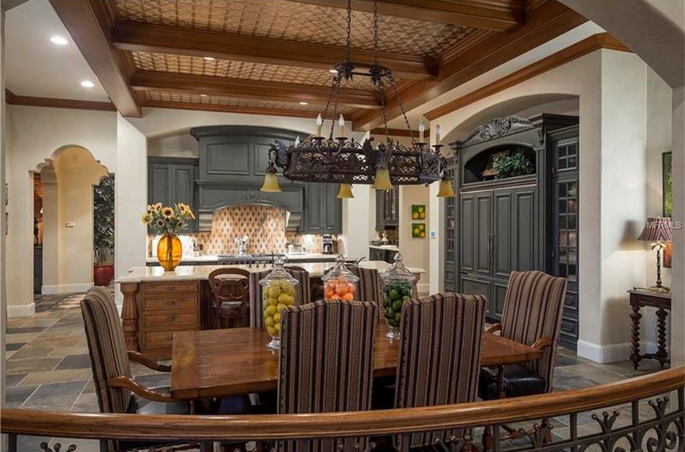 Old World Mansion, Interior Architecture & Material Selections