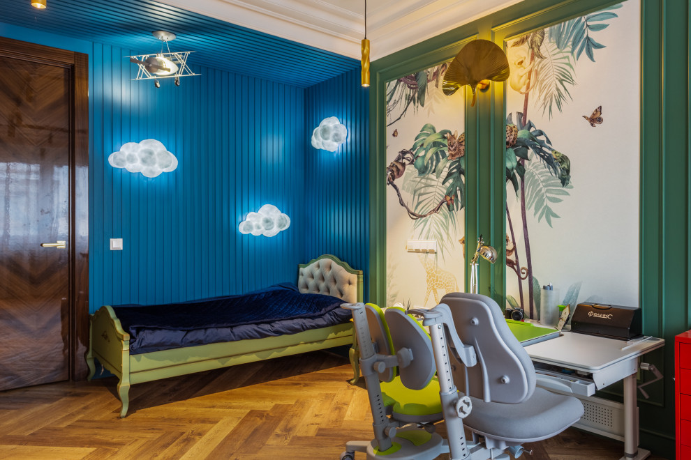 Двухуровневая современная квартира