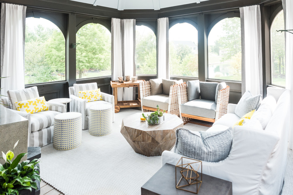 Indoor Outdoor Living - Transitional - Sunroom - Cleveland - by Laura ...