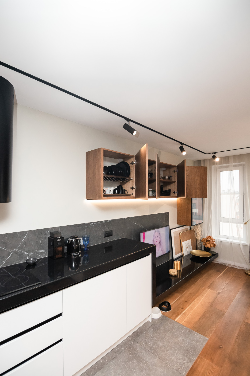 Кухня-гостиная в стиле минимализм