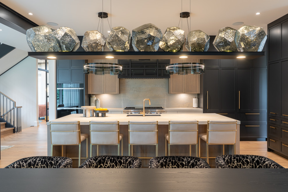 Inspiration for a transitional kitchen remodel in Calgary