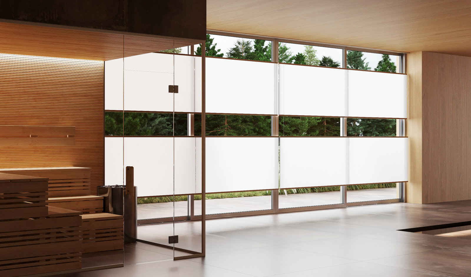 Бассейн в загородном доме