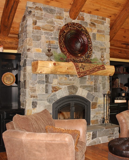 Interior Stone Work modern-wohnbereich