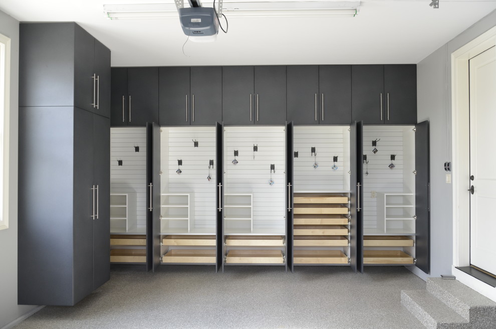 Pewaukee Garage Storage Contemporary Garage Milwaukee by