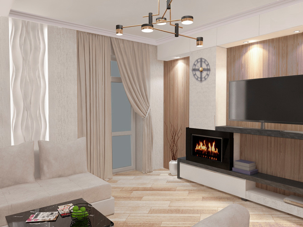 Гостиная в  ж/к Солдатская слободка