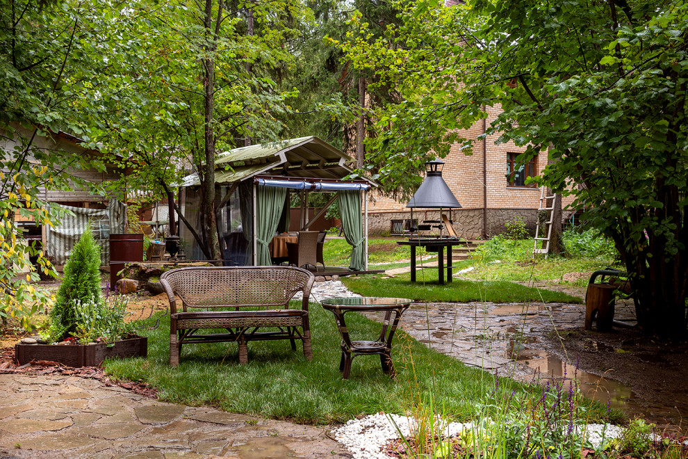 Декорирование беседки и участка Людмилы Хитяевой. "На дачу! С Наташей Барбье"