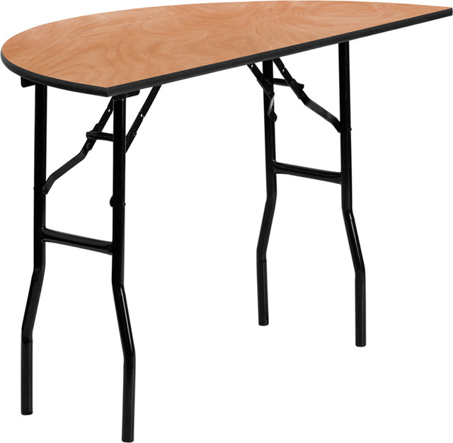Flash Furniture Square Wood Folding Banquet Table Natural Wood Folding Table 48 X24 Contemporary Tables