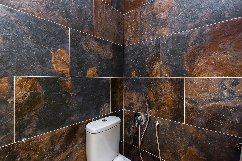 Бразильский сланец в ванной комнате