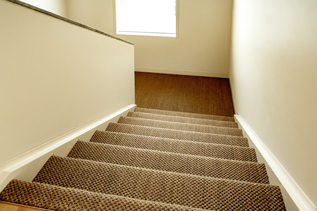 Sleek Seaside Shadowline beach-style-staircase