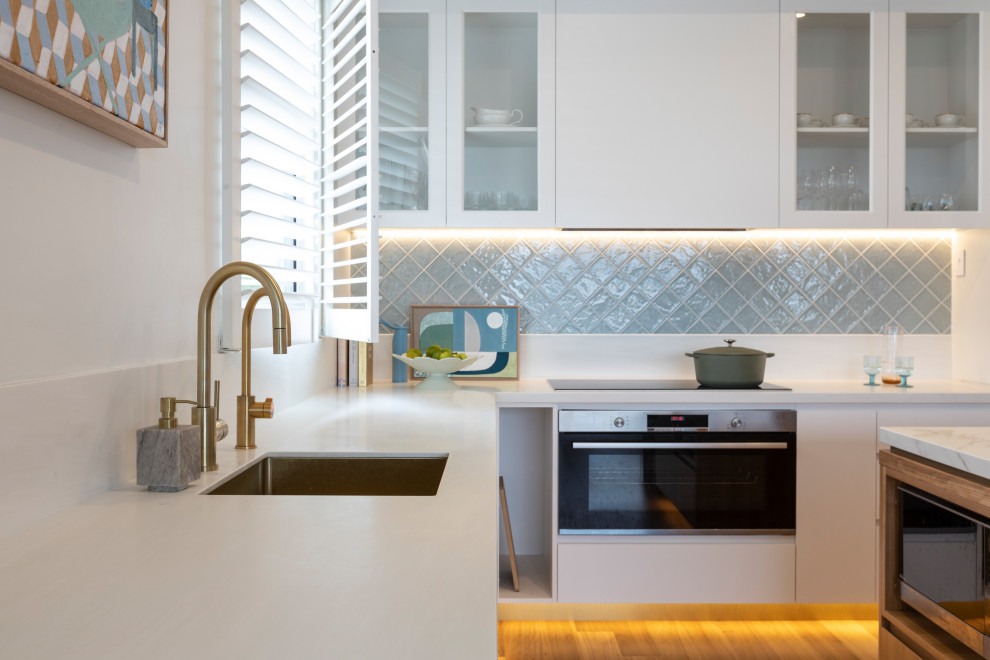 Photo of a beach style kitchen in Geelong.