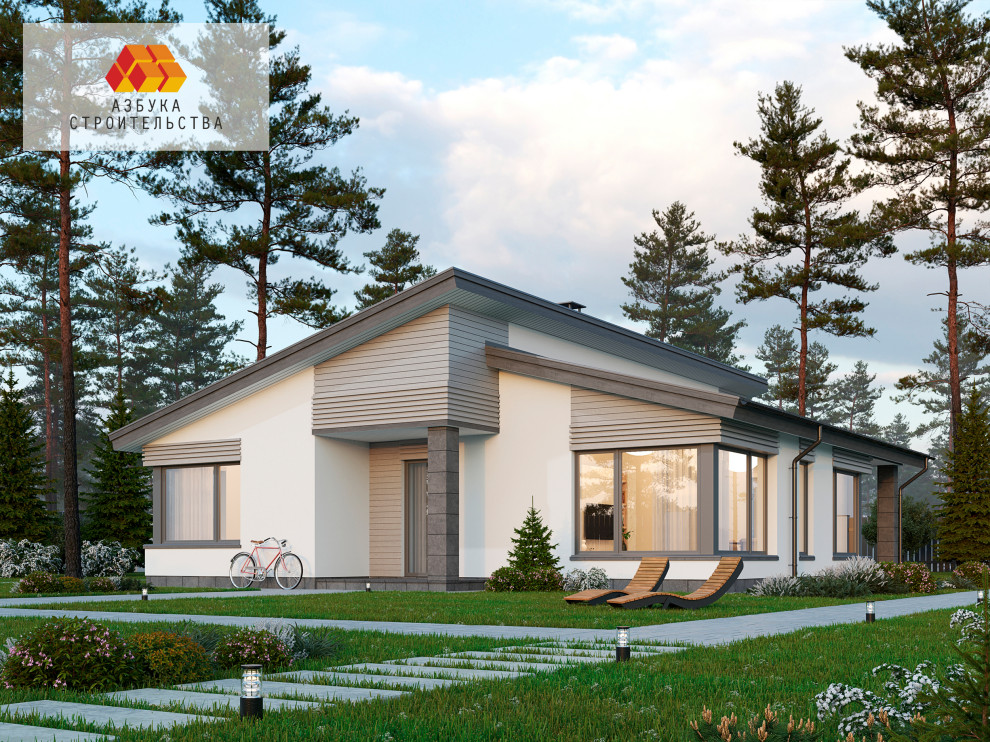 Одноэтажный проект дома АБ-134