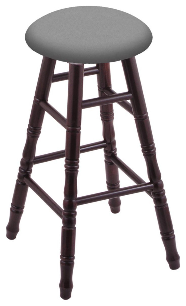 Holland Bar Stool Maple Round Cushion 36" Swivel Bar Stool With Dark