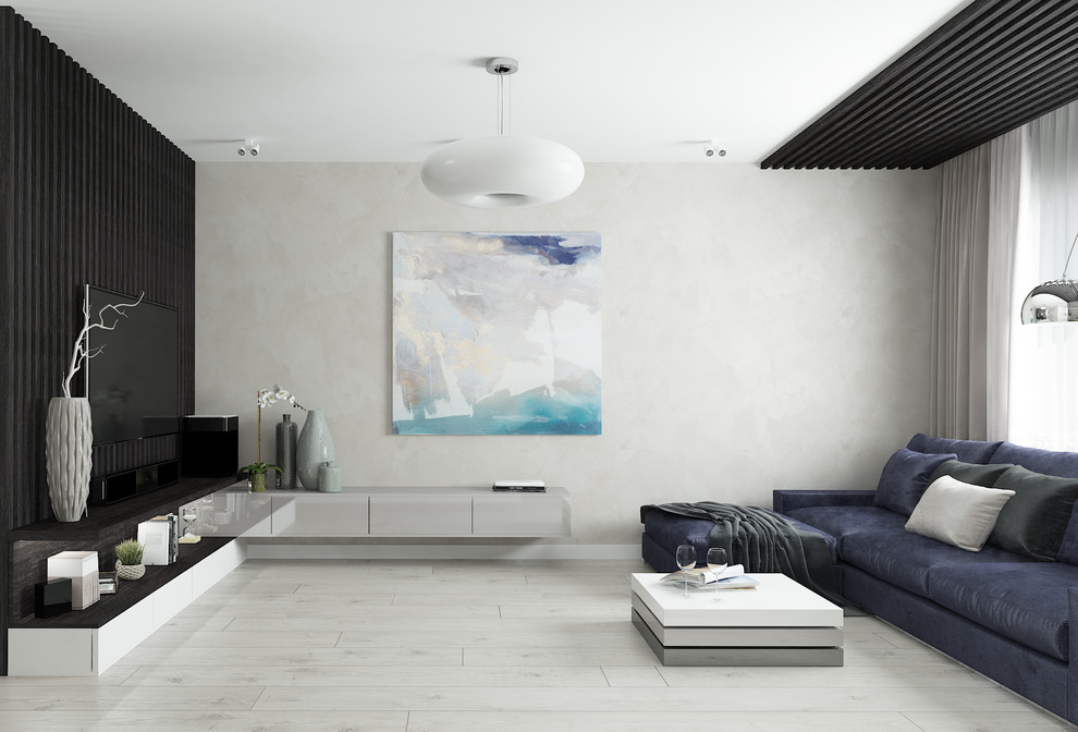 Светлый таунхаус в современном стиле