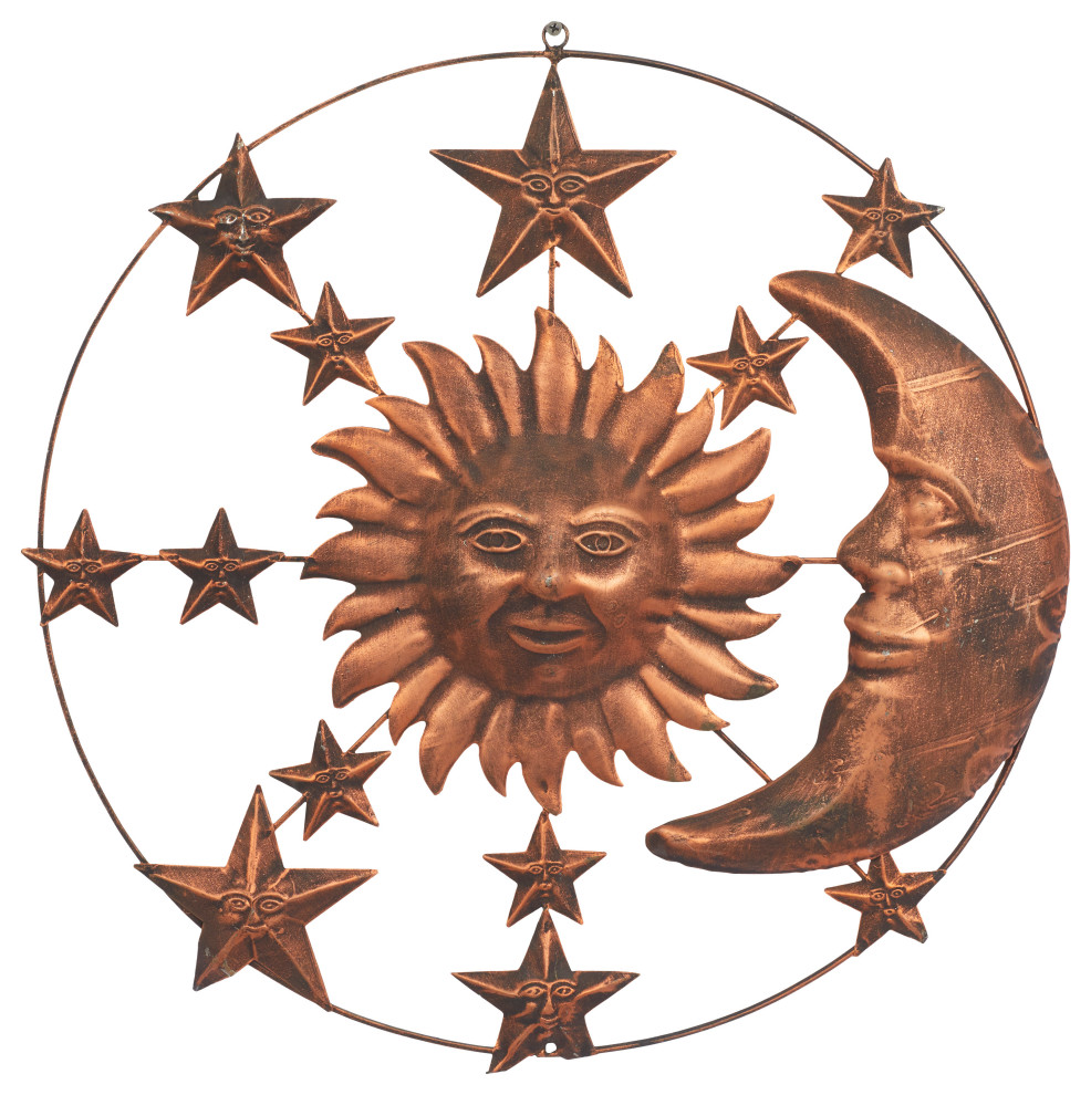 Rustic Bronze Metal Wall Decor 26566 Contemporary Metal Wall Art