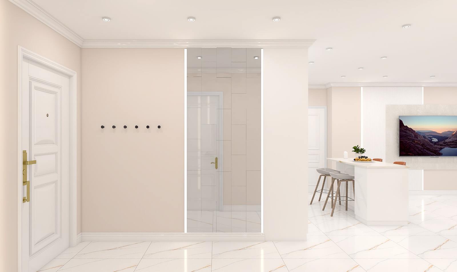 Проект 3-х комнатной квартиры