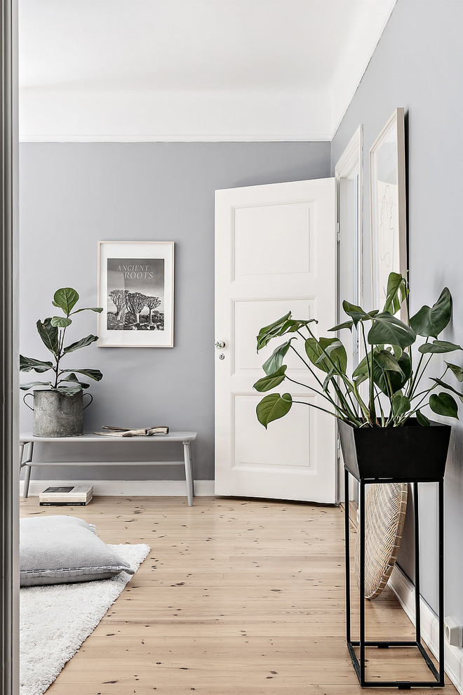 Foto på ett skandinaviskt vardagsrum