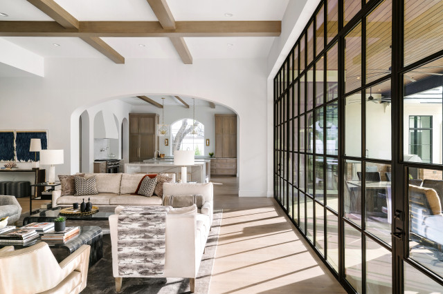 Wallis Residence transitional-living-room