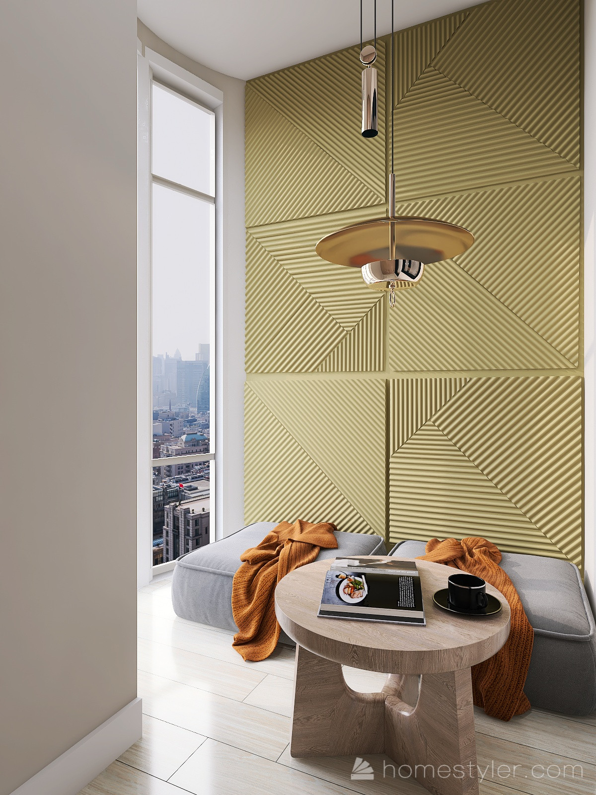 Трёхкомнатная квартира для холостяка