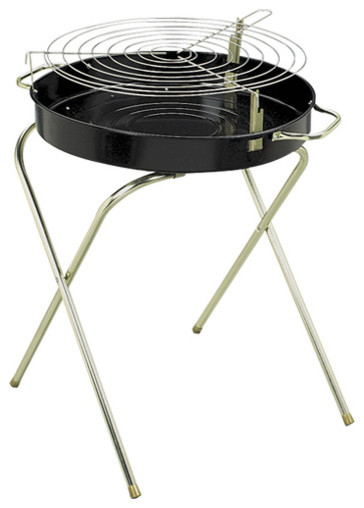 Marsh Allan 717HH Folding Stand-Up Charcoal Grill, 18"D x 22"H