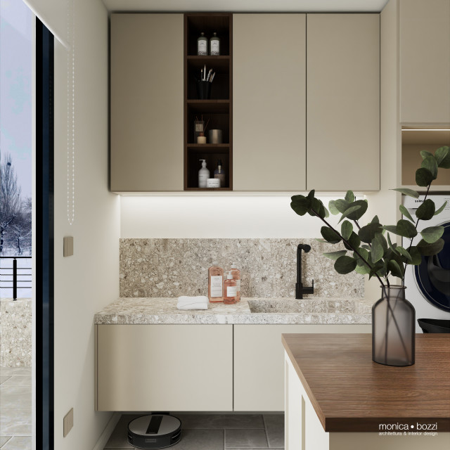 Laundry Room Moderna e Funzionale contemporary-service-yard
