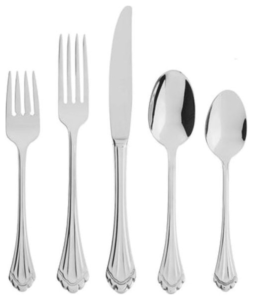 Oneida Marquette 40Pc Flatware Set, Service for 8 Contemporary